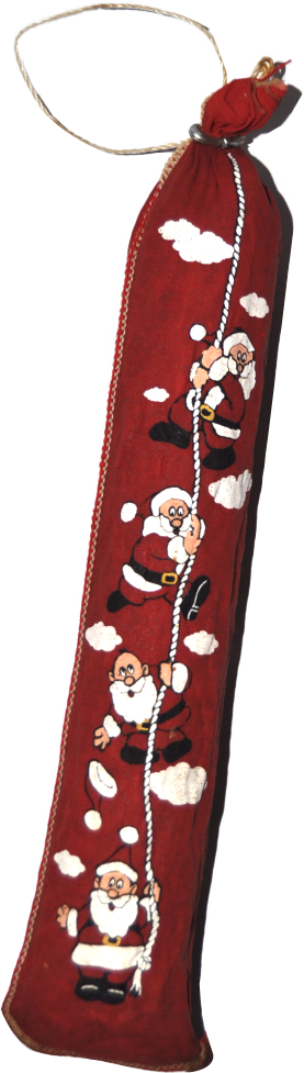 Weihnachtsmänner am Seil Salami, 270g Rohfüllgewicht