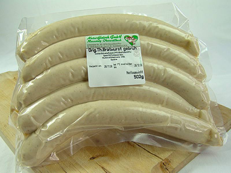 Original Thüringer Bratwurst, 5er-Pack a 100 g