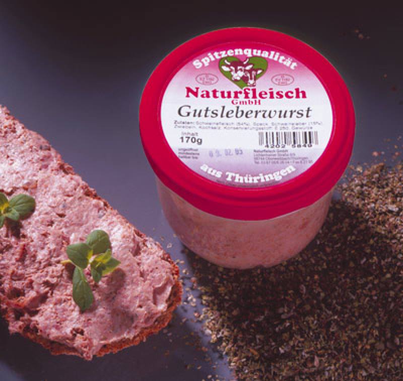 Gutsleberwurst im Glas, 170 g